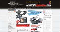 Desktop Screenshot of corporategiveaways.com